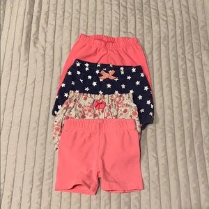 Bundle of baby girl bottoms